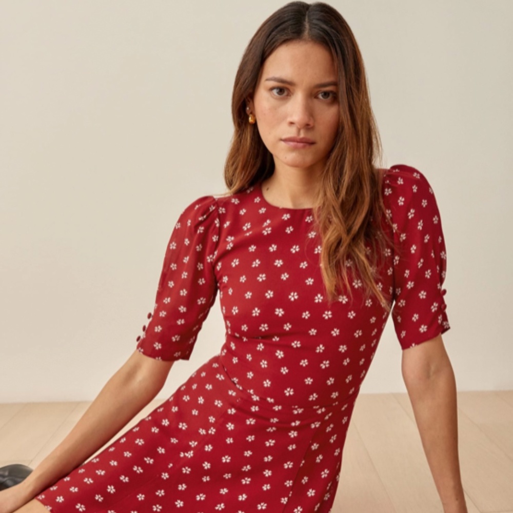 Reformation bard Mini Dress - Size 4 (Brand New - Never been worn)